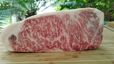 Japanese Wagyu Center Cut New York Strip Steaks, A5 Grade, (4/12